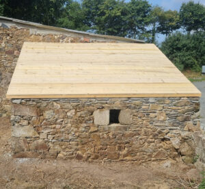 Charpente petite longère